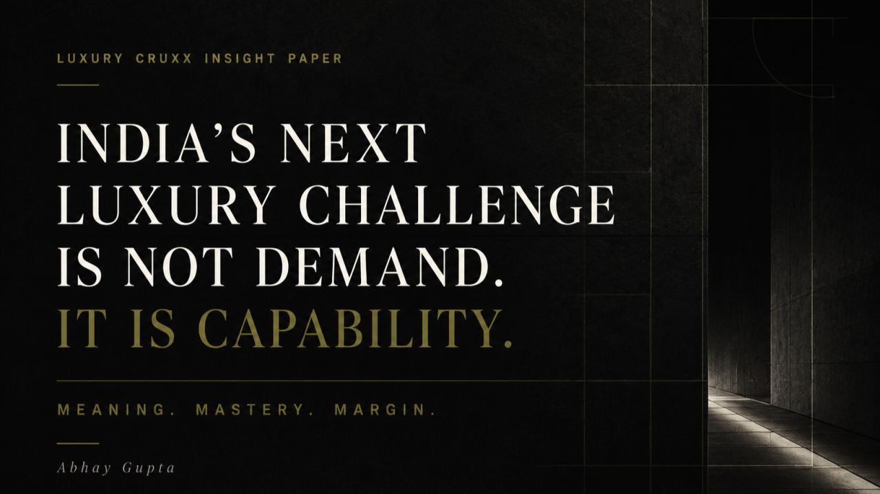 India’s Next Luxury Challenge is Not Demand
