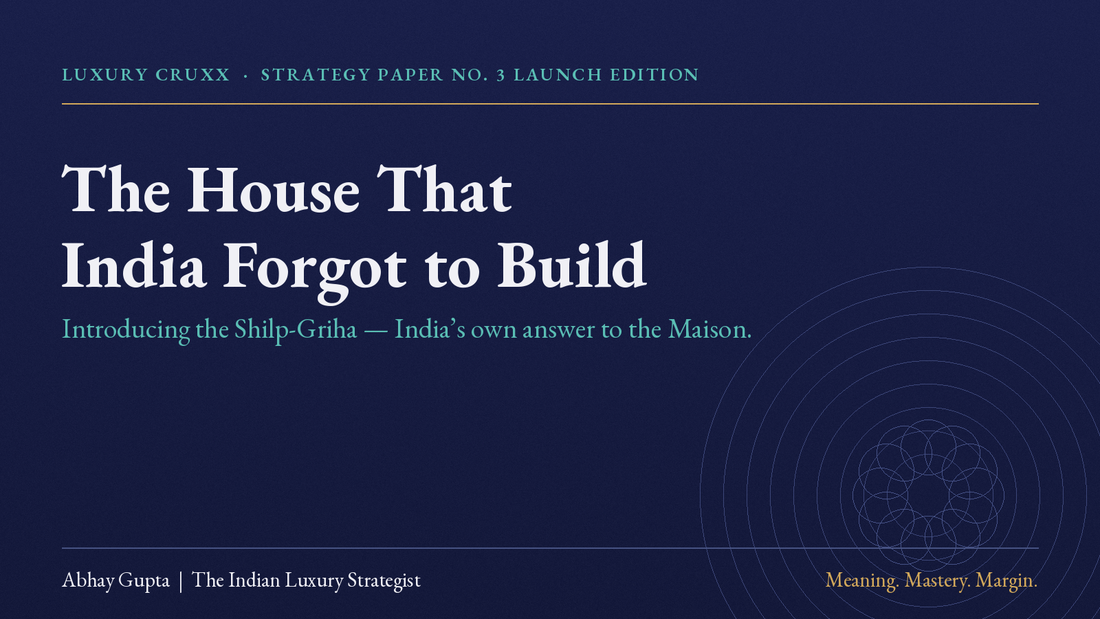 The House that India forgot to build