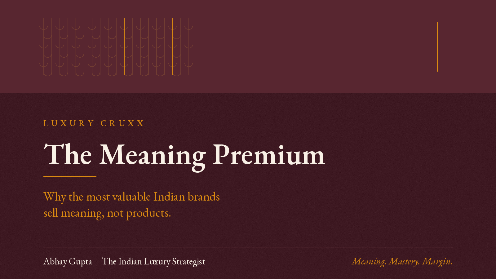 The Meaning Premium