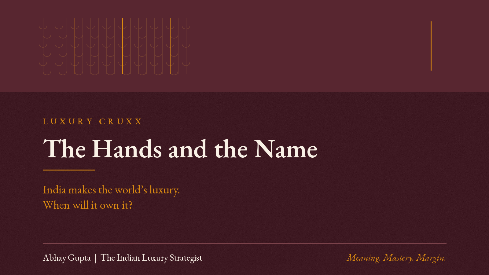 The Hands and the Name